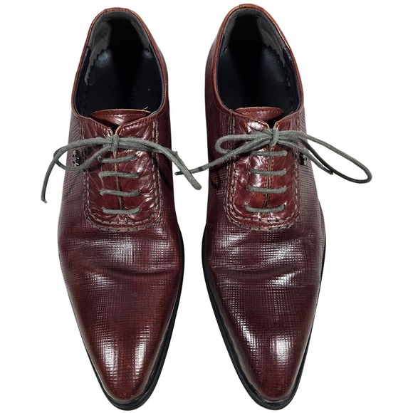 Grimentin Mens Lace Up Leather Oxford Dress Shoes 6.5 - Picture 1 of 11